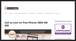 Desktop Screenshot of orangedog.com.au